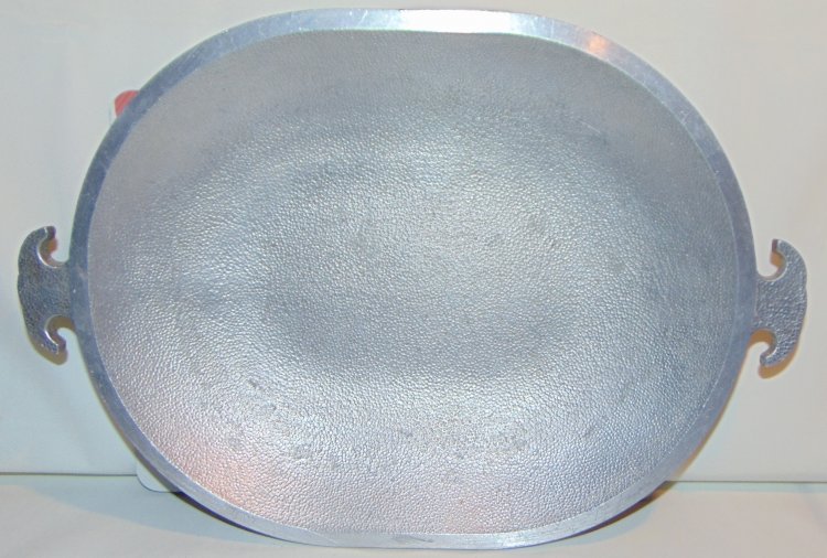 Guardian Service Aluminum Oval Serving Tray Roaster Cover 12 x 9 - Click Image to Close