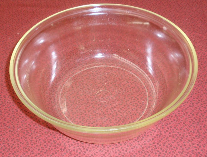 RARE Early Pyrex 1st Stamp 100 Round Glass Casserole Bakeware XC - Click Image to Close
