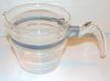Pyrex Flameware 4 Cup Glass Milk Warmer Insert RARE