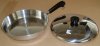 REFURBISHED Revere Ware Tri Ply 9 in Skillet Fry Pan w/ Lid USA